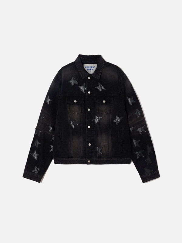 Fvshya City Of Love Star Denim Jacket