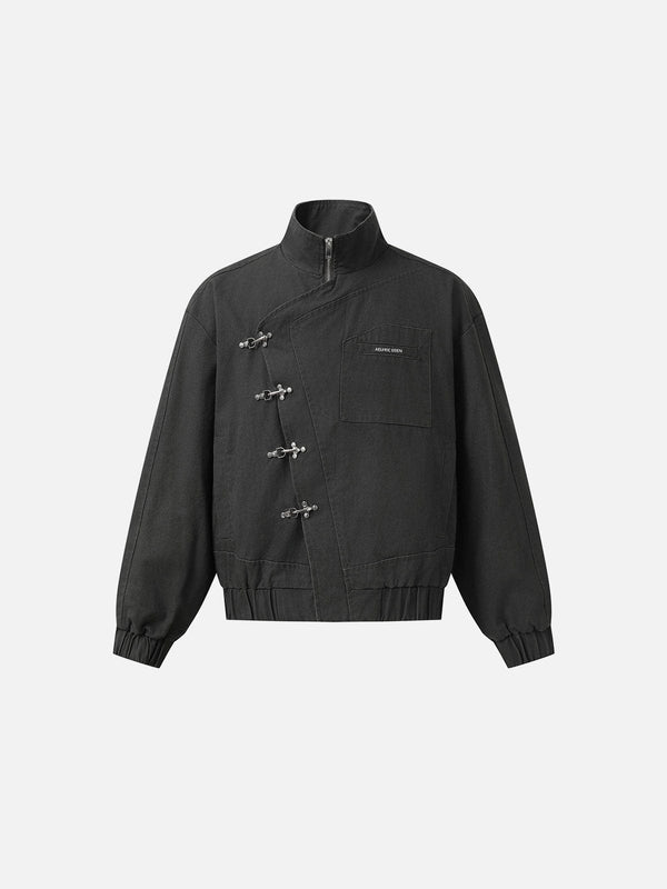 Fvshya Metal Button Boxy Jacket
