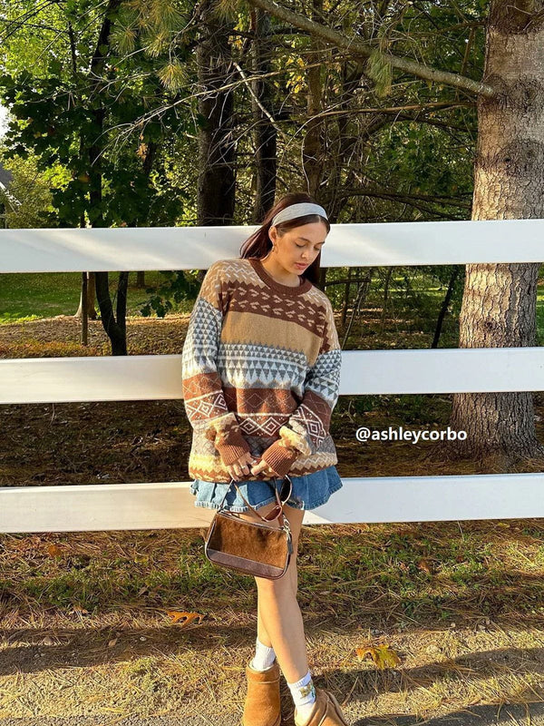 Fvshya Vintage Soft Sweater