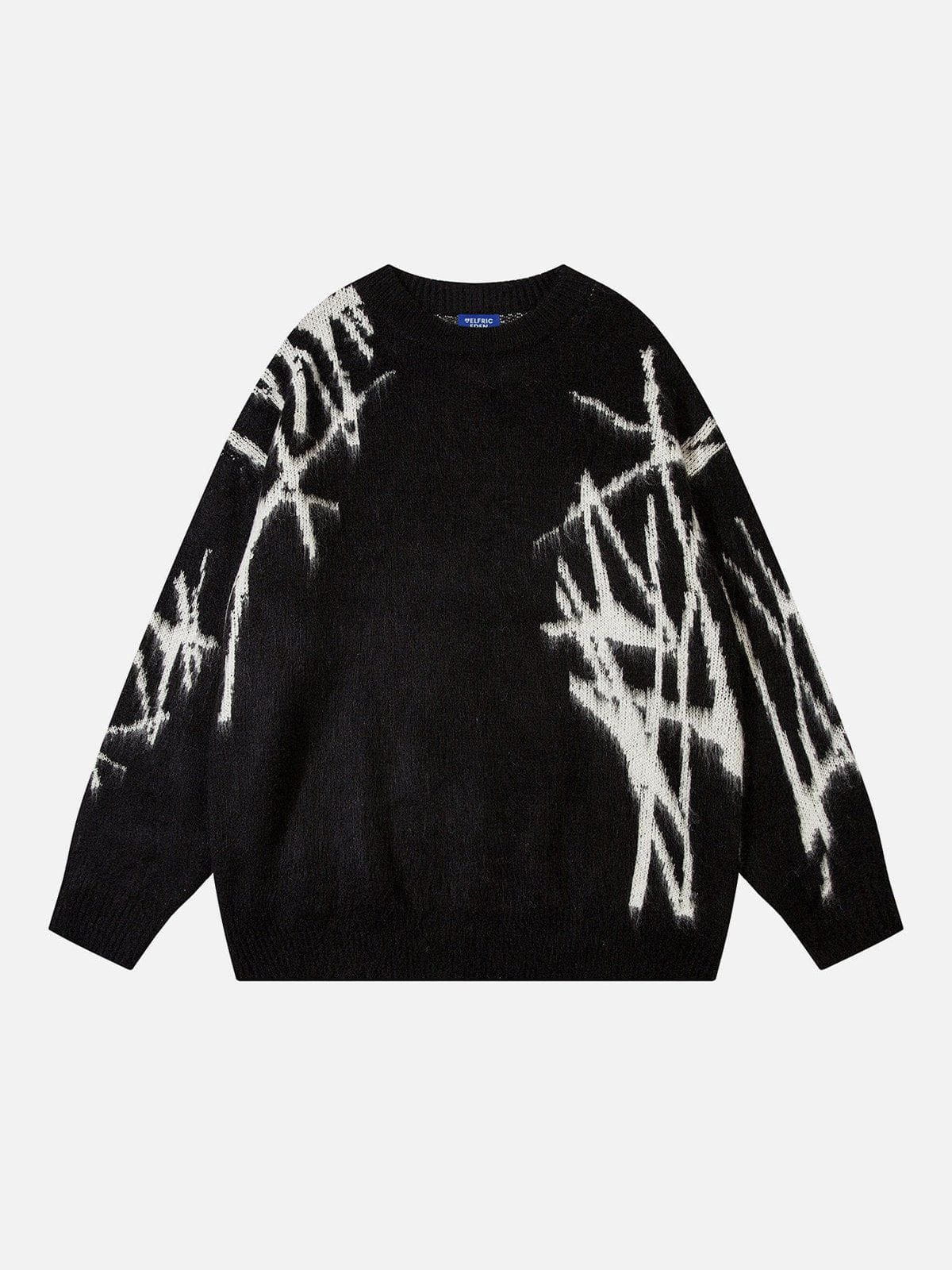 Fushya Irregular Graffiti Sweater