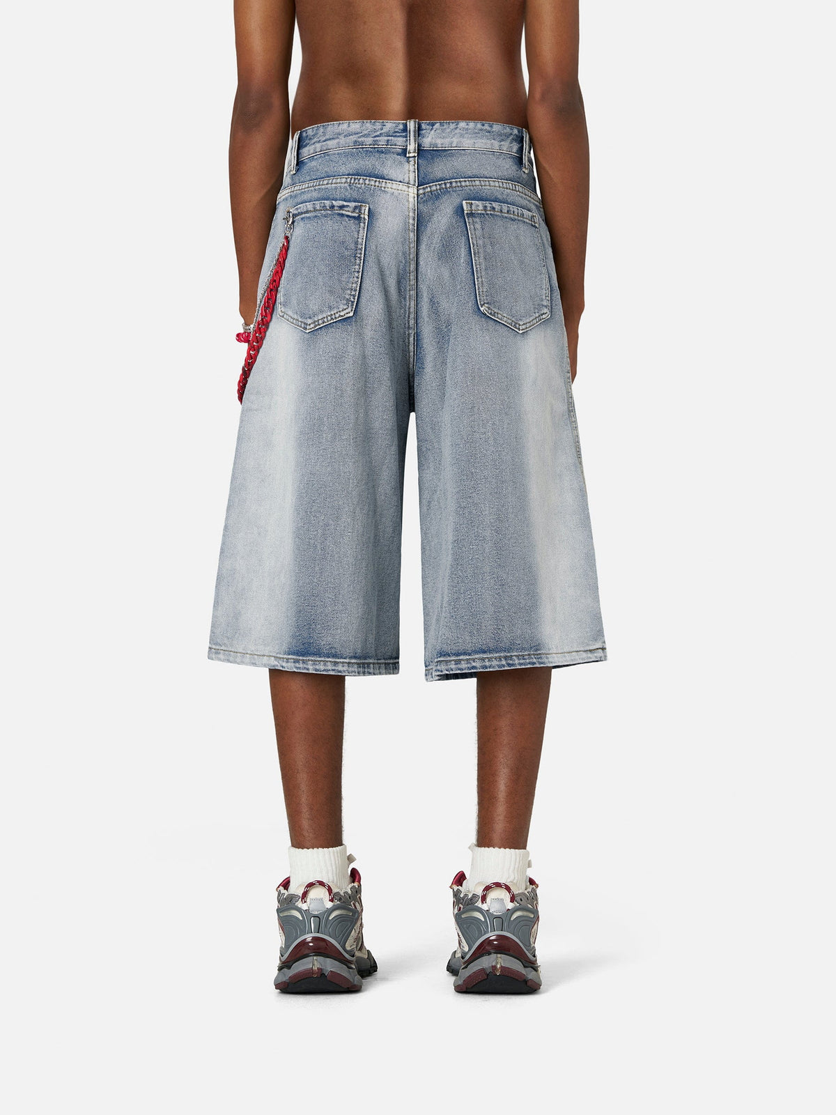 Fvshya Stacked Pocket Longline Jorts
