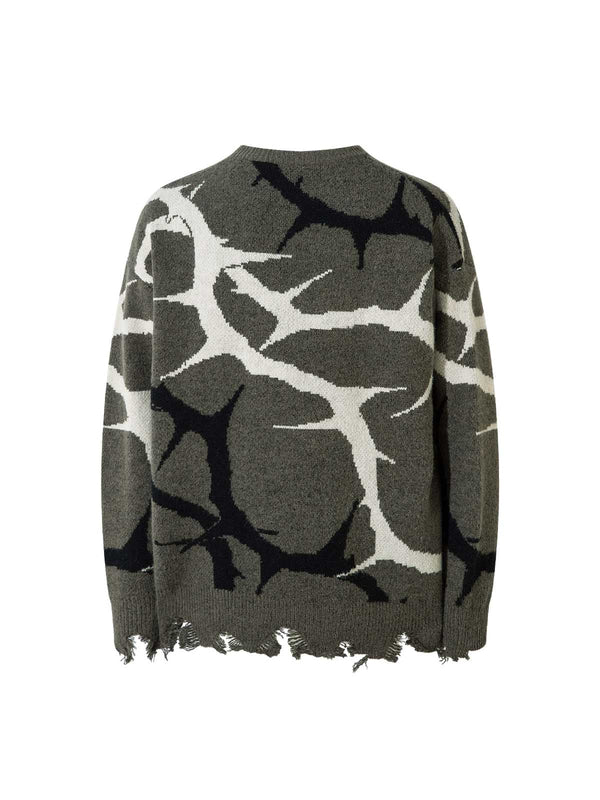 Fvshya Thorn Destroyed Sweater