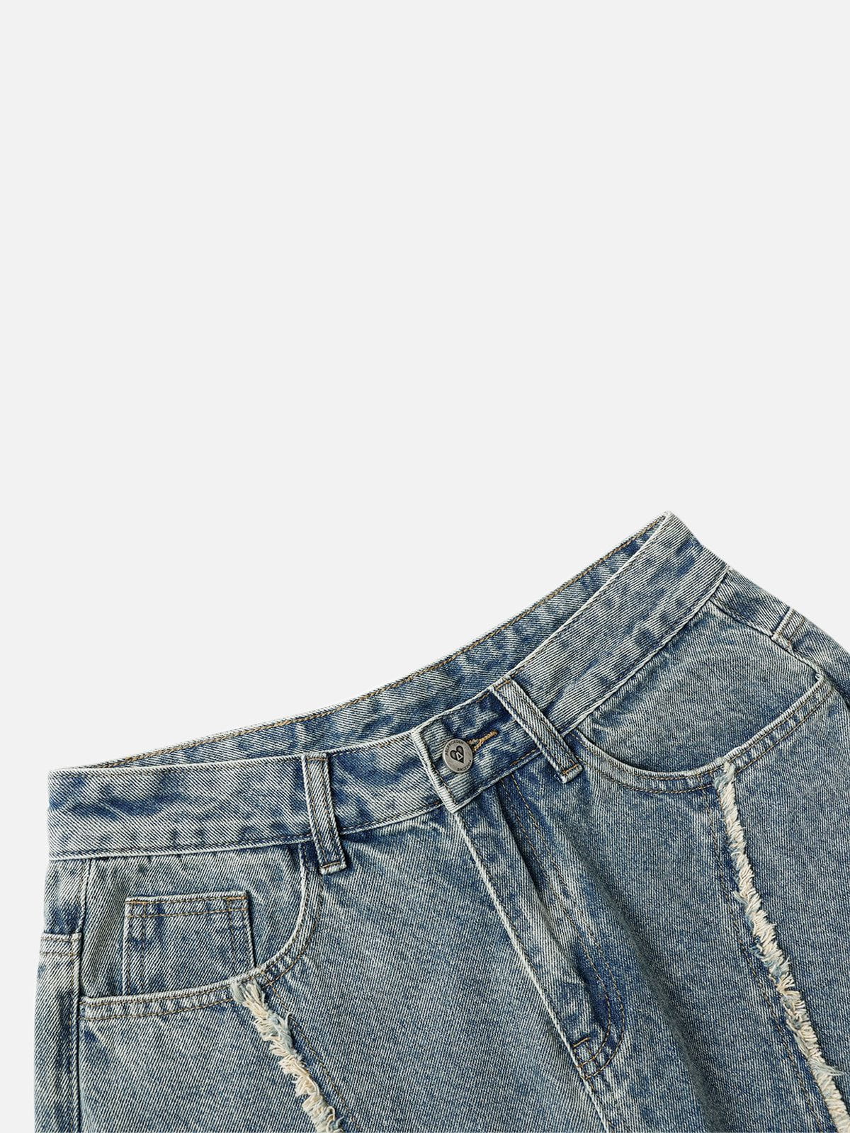 Fushya Fringe Baggy Jeans