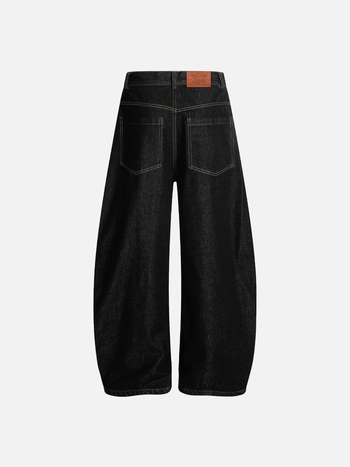 Fushya Embroidery Baggy Barrel Jeans