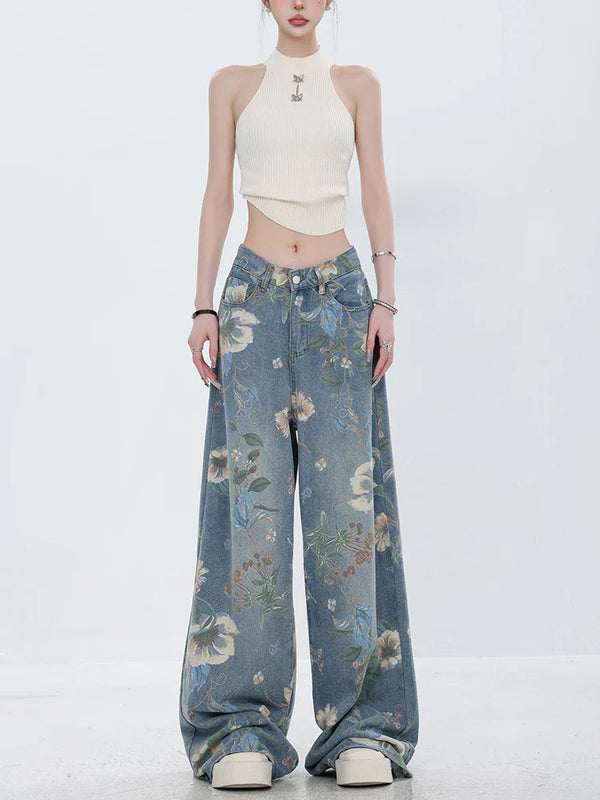 FLORA DRIFT OVERSIZE DENIM PANTOLON