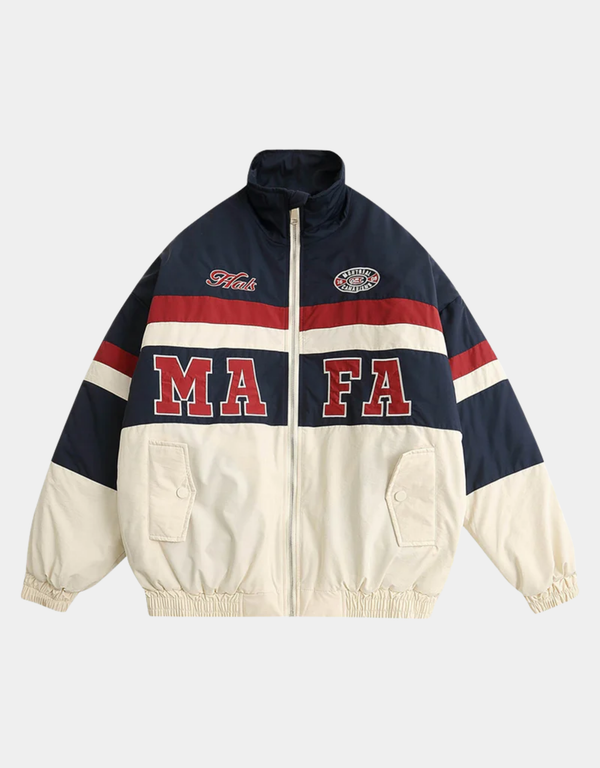 VARSITYFADE RETRO COTTON LETTER JACKET