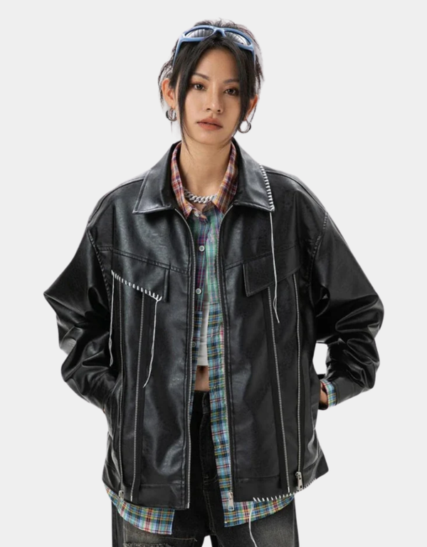 Obsidian Soul Faux Leather Jacket