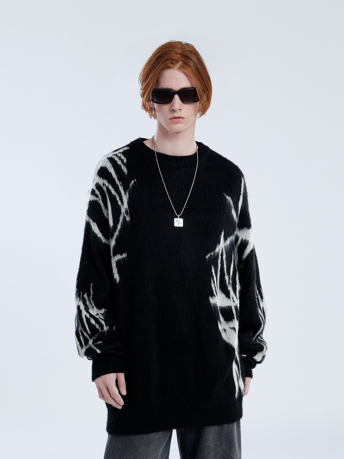 Fushya Irregular Graffiti Sweater