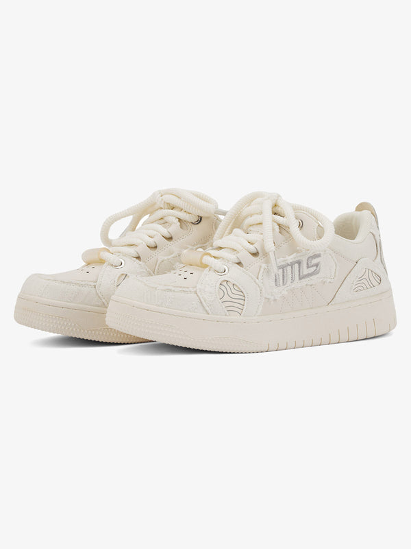 Fvshya Embroidered Letter Shoes