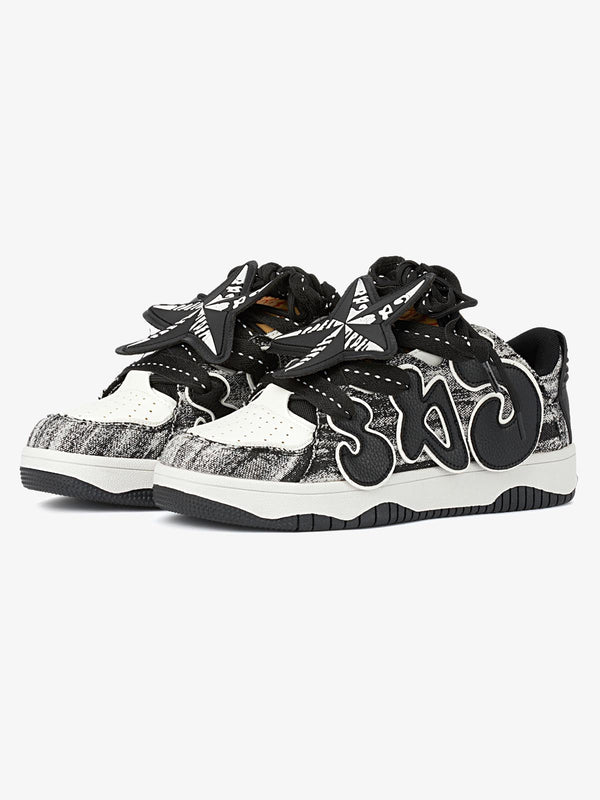 Fvshya Retro Denim Shoes