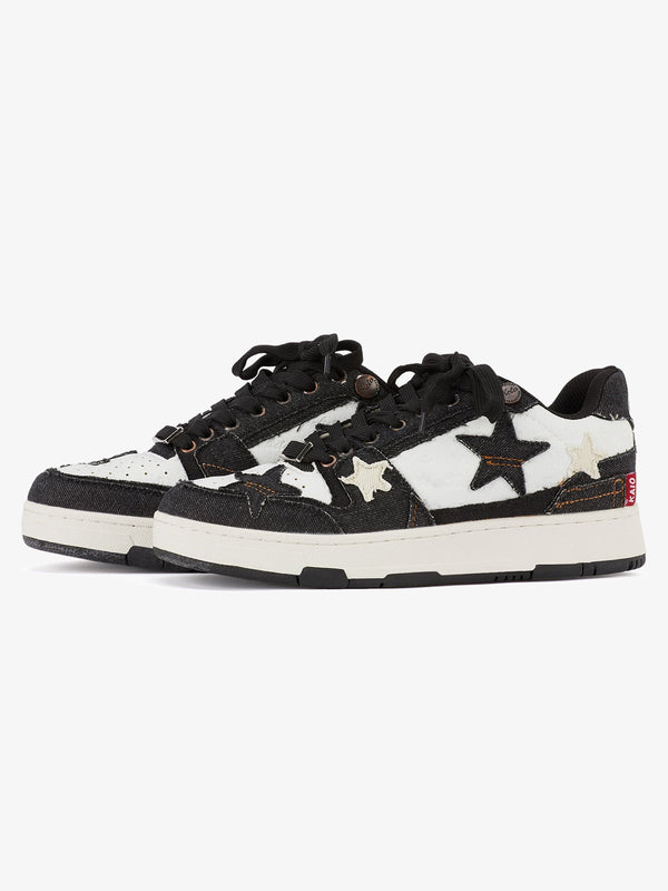 Fvshya Vintage Star Skateboard Shoes