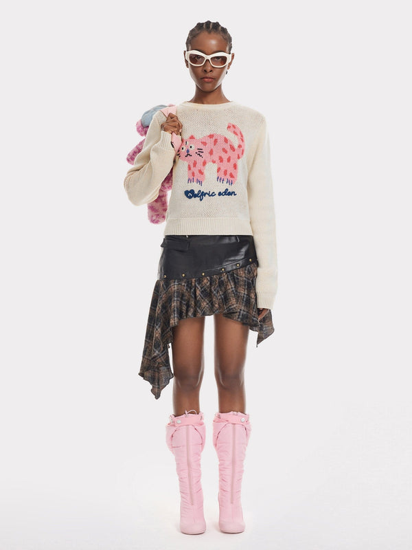 Fushya Kitty Crop Sweater