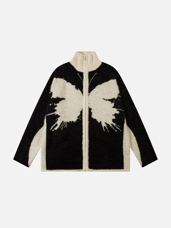 Fvshya Butterfly lapel Cardigan
