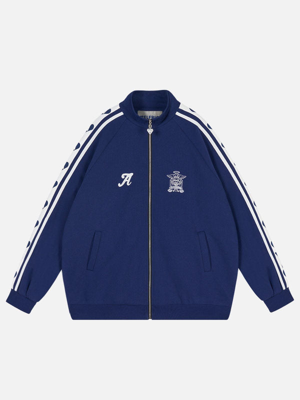 Fvshya Print Embroidery Jacket