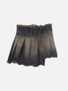 Fvshya Washed Tie-Dye Irregular Skirt